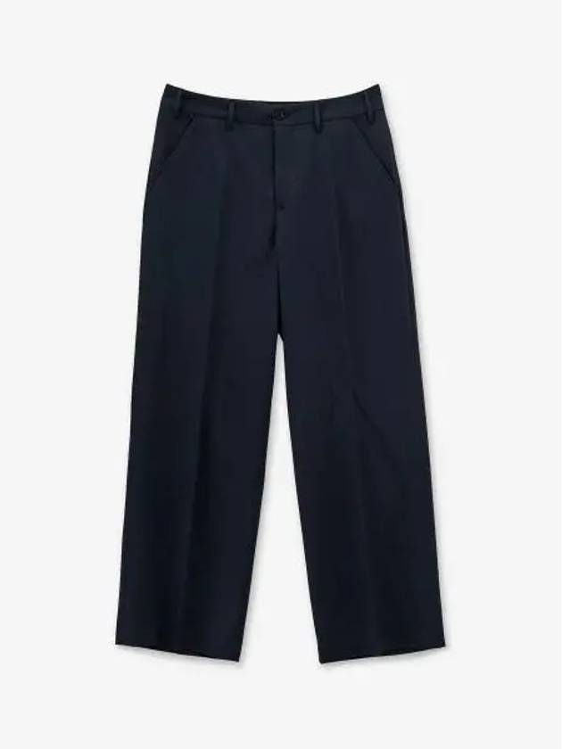 Virgin Wool Wide Pants Navy - OUR LEGACY - BALAAN 2