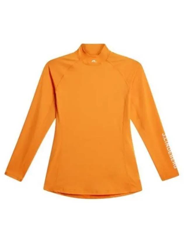 Asa Soft Compression Long Sleeve T-Shirt Persimmon Orange - J.LINDEBERG - BALAAN 2