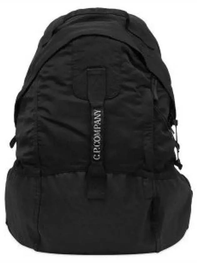 Nylon B Rounded Backpack Black - CP COMPANY - BALAAN 2