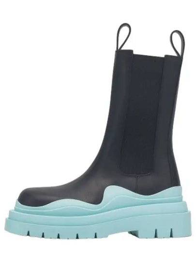 Tire Chelsea Boots Black Blue - BOTTEGA VENETA - BALAAN 2