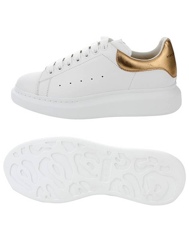 Oversole Gold Tab Low Top Sneakers White - ALEXANDER MCQUEEN - BALAAN 7