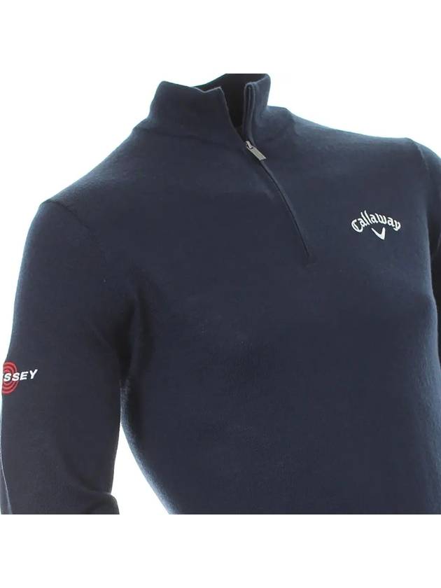 Callaway Blended Merino Quarter Zip Sweater CGGF80M1 410 - CALLAWAY GOLF - BALAAN 2