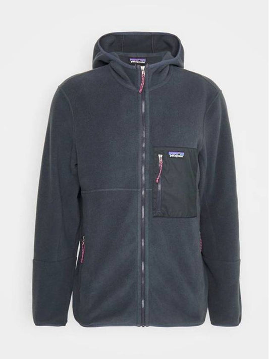 Men's Microdini Chest Pocket Hoodie Navy - PATAGONIA - BALAAN 2