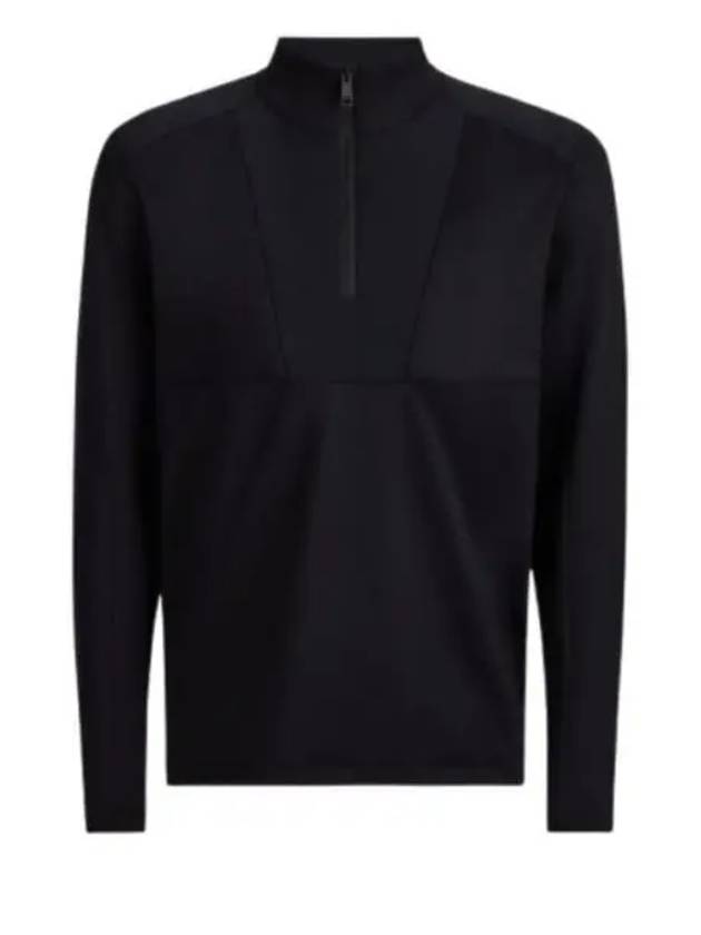 GFORE DOUBLE KNIT QUARTER ZIP GMM000021 ONYX Men s Pullover - G/FORE - BALAAN 1