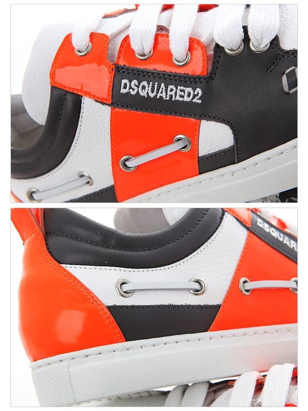 Dsquared SN132 V065 22 Neon Color New Boat Sneakers - DSQUARED2 - BALAAN 5