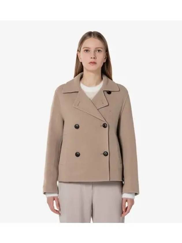 Women s handmade peacoat beige - LACOSTE - BALAAN 1