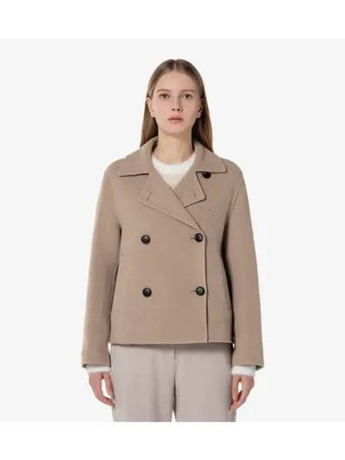 Women s handmade peacoat beige - LACOSTE - BALAAN 1