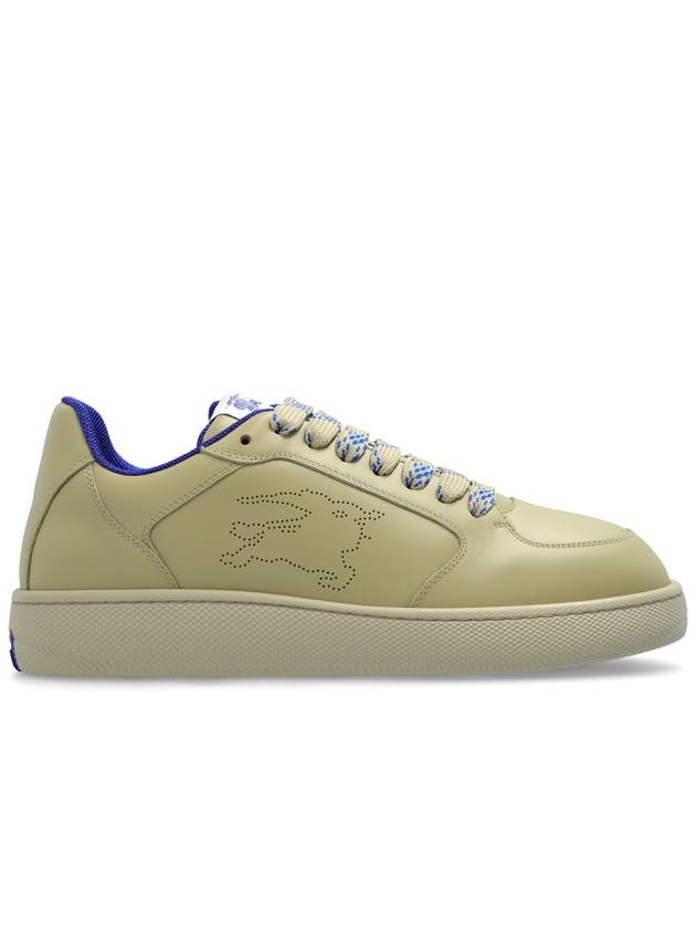 Stock Leather Low-Top Sneakers Hunter - BURBERRY - BALAAN 2