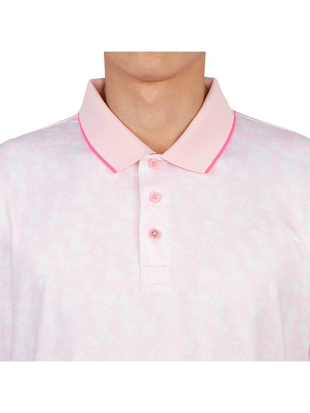 Golf Wear Men s Collar Short Sleeve T Shirt G4MS23K061 BLUSH - G/FORE - BALAAN 7