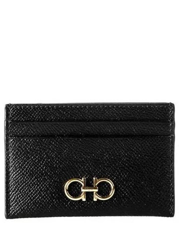 Women s Double Gancini Card Wallet 271033 - SALVATORE FERRAGAMO - BALAAN 1