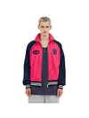 Varsity Track Jacket Pink - LECYTO - BALAAN 2