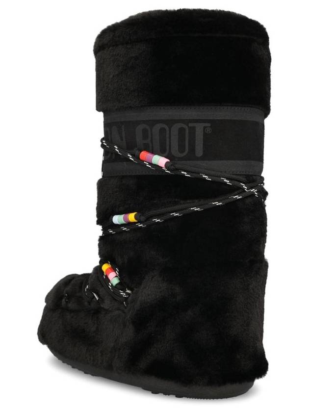 Icon Pouf Beads Winter Boots Black - MOON BOOT - BALAAN 4