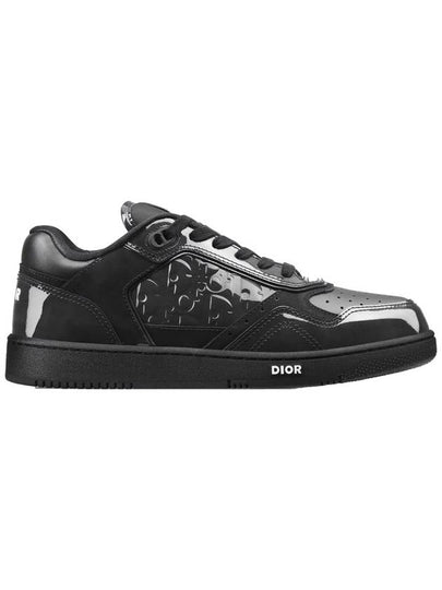 B27 Oblique Gravity Leather Low Top Sneakers Black - DIOR - BALAAN 2