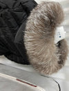 Khloe Long Down Jacket Black - MONCLER - BALAAN 6