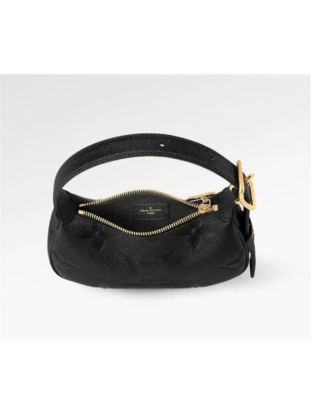 Mini Moon Monogram Empreinte Leather Shoulder Bag Black - LOUIS VUITTON - BALAAN 5