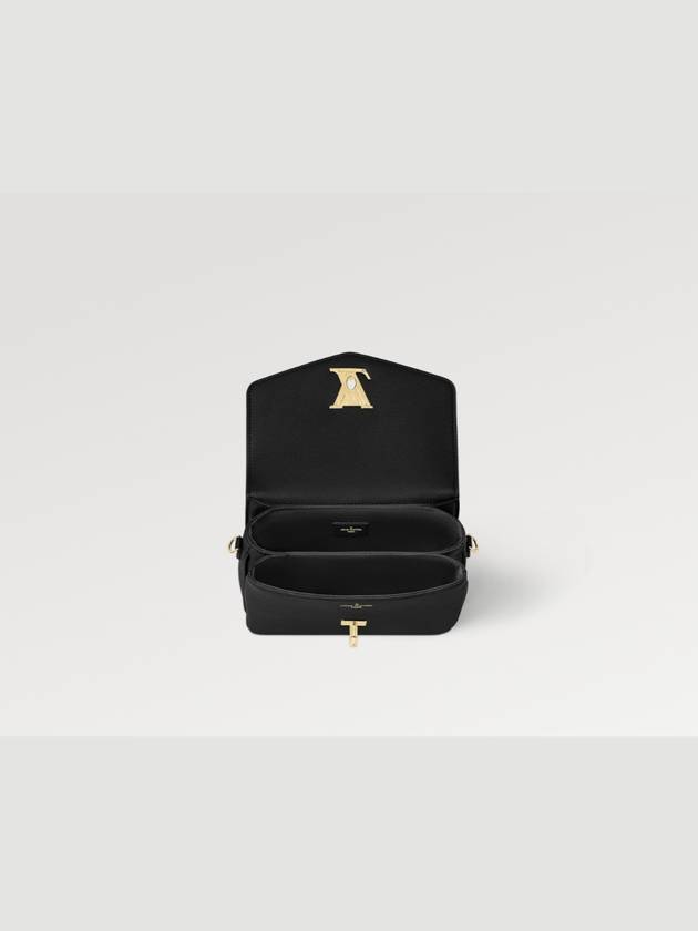 Oxford Lockme Leather Shoulder Bag Black - LOUIS VUITTON - BALAAN 4