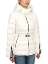 Women s goose down padded jacket Pigna belted hoodie VDDJ25235 WHS - DUVETICA - BALAAN 5