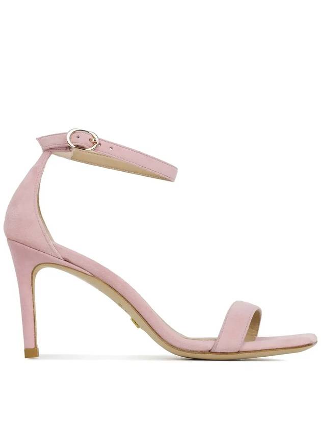 Ballet NUNAKED Curve 85 Suede Sandals Heel SE134 SUE - STUART WEITZMAN - BALAAN 3