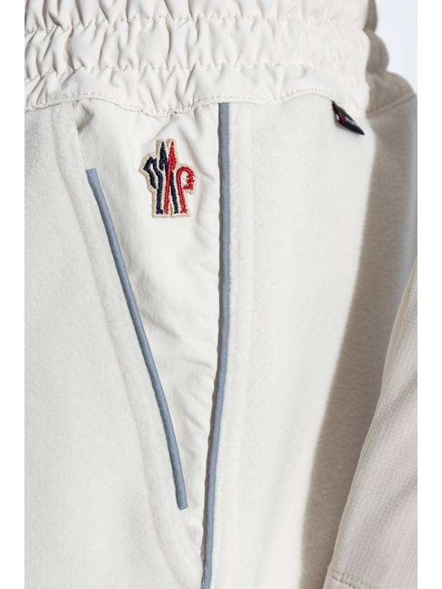 Polartec track pants ivory - MONCLER - BALAAN 6