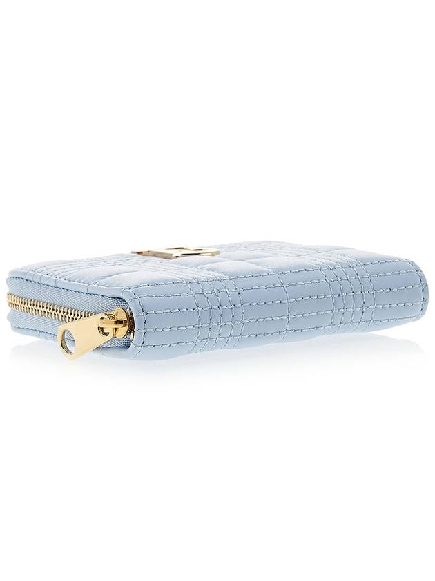 TB Logo Zip Around Half Wallet Pastel Blue - BURBERRY - BALAAN 6