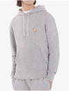 Chillax Fox Patch Classic Hoodie Grey Melange - MAISON KITSUNE - BALAAN 4