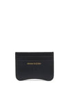 The Seal Card Wallet Black - ALEXANDER MCQUEEN - BALAAN 2