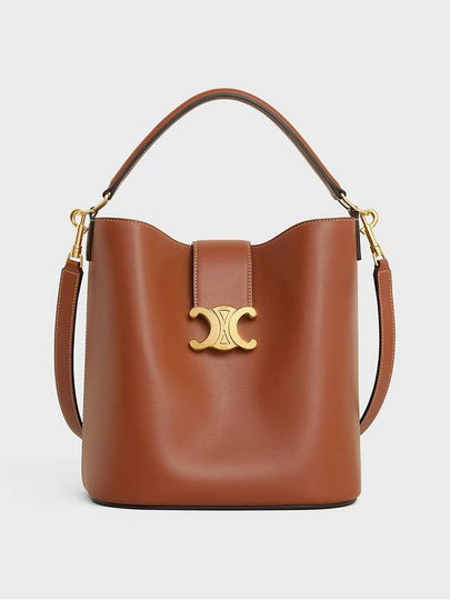 Medium Louise Bag Smooth Calfskin Shoulder Bag Tan - CELINE - BALAAN 2