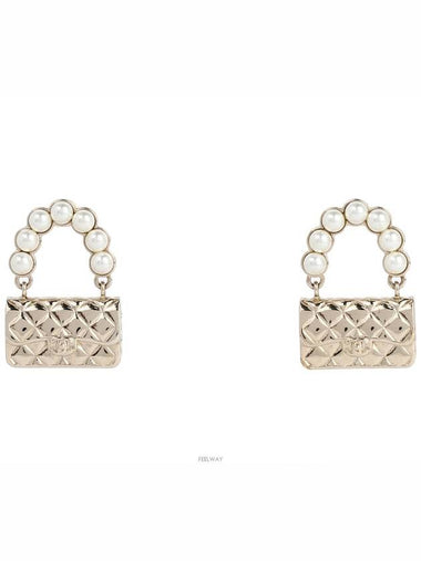 Classic bag pearl drop earrings 72722 - CHANEL - BALAAN 1