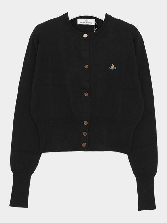 Bea Crop Cardigan Black - VIVIENNE WESTWOOD - BALAAN 2