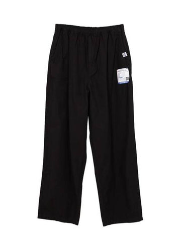 Light Oxford Easy Track Pants Black - MAISON MIHARA YASUHIRO - BALAAN 1