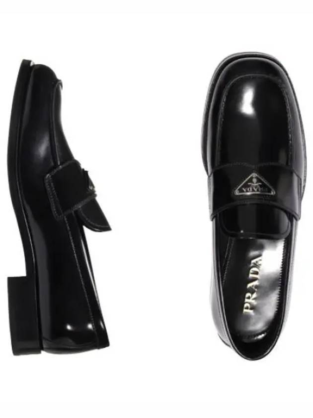 triangle logo loafers men - PRADA - BALAAN 1