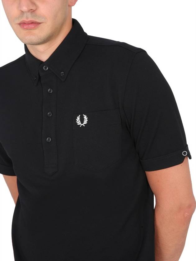 Polo Shirt FP M5604 102 BLACK - FRED PERRY - BALAAN 5