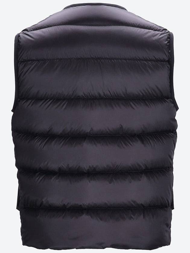 Lens Detail Zip-Up Quilted Vest Black - CP COMPANY - BALAAN 4