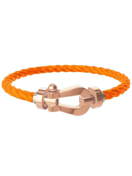 Force ten bracelet large pink gold neon orange 0B0007 6B0211 - FRED - BALAAN 1