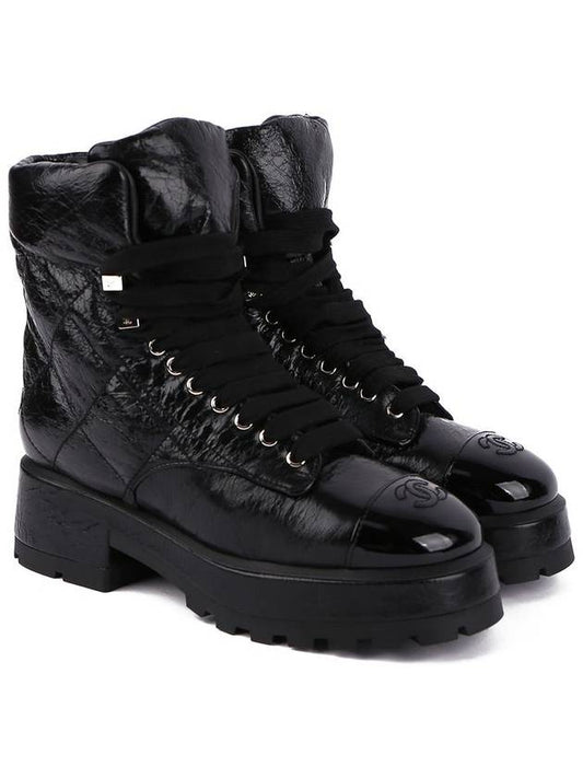 Lace Up Snow Boots G39452 Y56148 - CHANEL - BALAAN 1