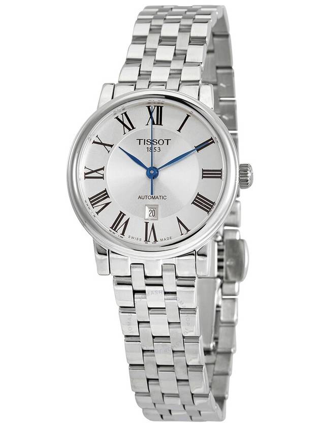 Tissot T-Classic Automatic Silver Dial Ladies Watch T122.207.11.033.00 - TISSOT - BALAAN 1