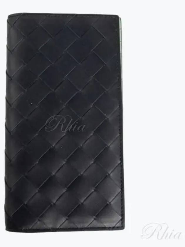 Intrecciato Slim Long Wallet Black - BOTTEGA VENETA - BALAAN 2