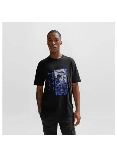 Music style printed short sleeve t shirt 50510021 001 - BOSS - BALAAN 1