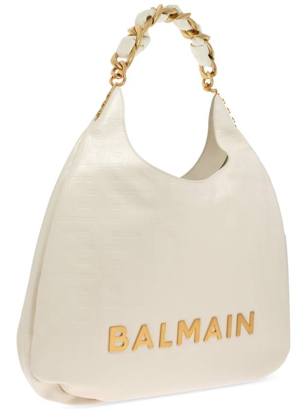 Balmain Shoulder Bag 1945 Soft, Women's, Cream - BALMAIN - BALAAN 4