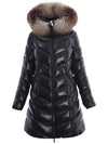 Fulmarus Fur Long Padding Black - MONCLER - BALAAN 1