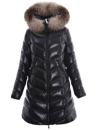 Fulmarus Fur Long Padding Black - MONCLER - BALAAN 1