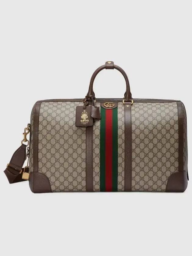 GG Savoy Large Duffel Bag Beige Brown - GUCCI - BALAAN 2