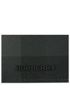 Check Half Card Wallet Grey - BURBERRY - BALAAN 7