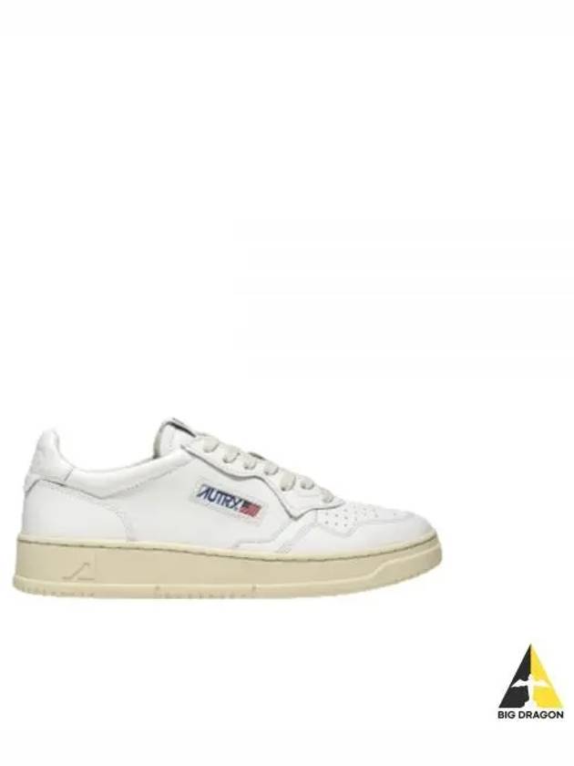 Medalist Leather Low Top Sneakers White - AUTRY - BALAAN 2