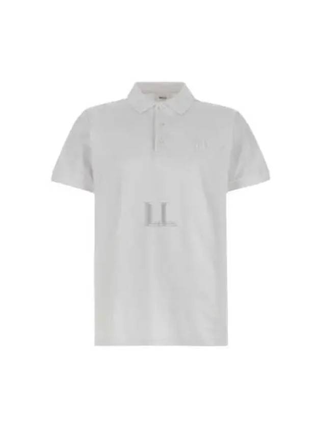 Embroidery Logo Short Sleeve Polo Shirt White - BALLY - BALAAN 2