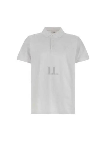 Embroidery Logo Short Sleeve Polo Shirt White - BALLY - BALAAN 2