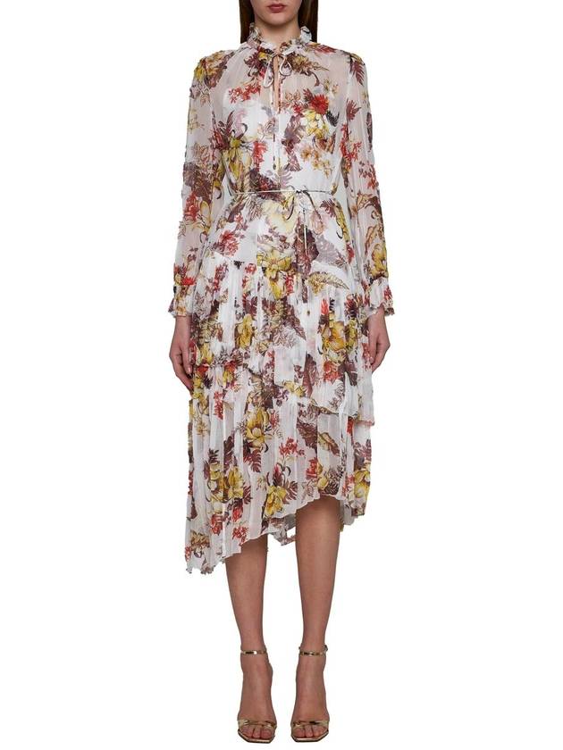 n Midi Dress 9069DMAT ITRF IVORYTROPICALFLORAL - ZIMMERMANN - BALAAN 7