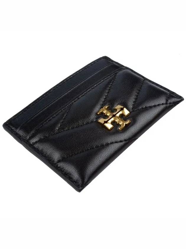 Kira Chevron Logo Card Wallet Black - TORY BURCH - BALAAN 6