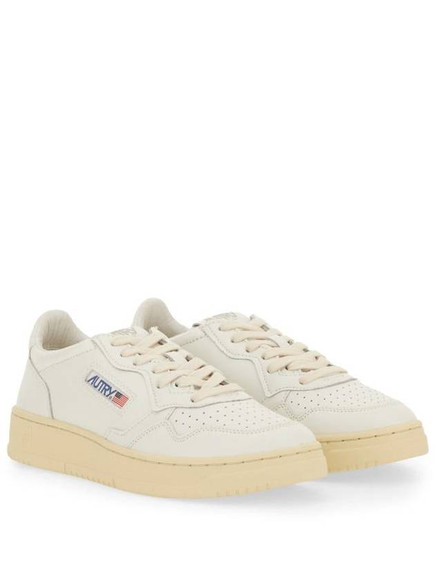 Medalist Leather Low Top Sneakers White - AUTRY - BALAAN 4