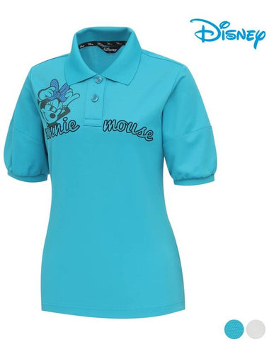 balloon sleeve character short sleeve collar t-shirt DO2LTS032 - DISNEY GOLF - BALAAN 1